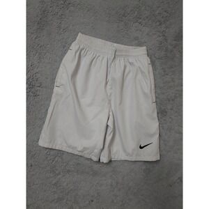 Nike Shorts Youth Large Boys Storm Fit Athletic Training White Basketball Y2K